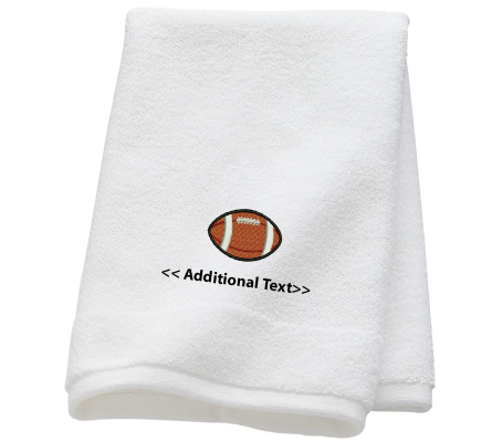 Personalised American Football Sports Towels Terry Cotton Towel
